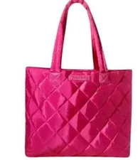 Juicy Couture Pink Large Puffy Tote Bag