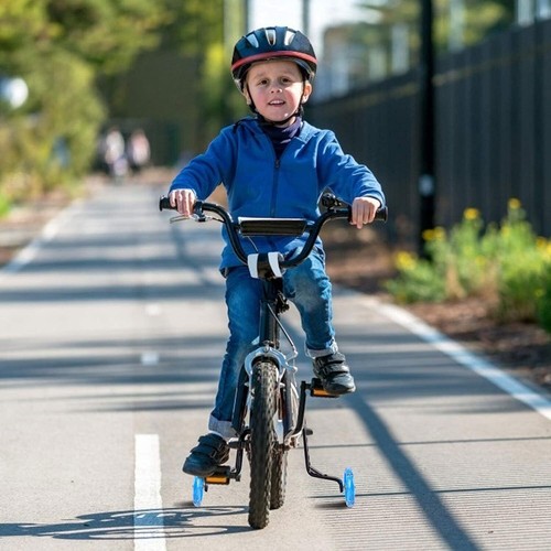 Children Bicycle Training Wheels 12/14/16/18/20 Inch Bike Stabiliser Mounted Kit - Picture 6 of 11