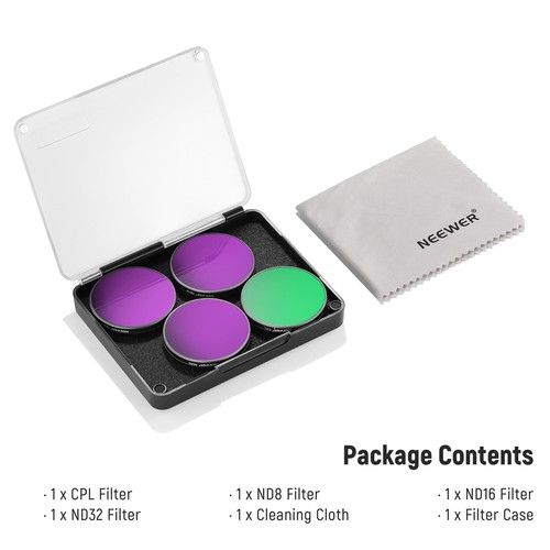 NEEWER Snap On ND Filter Set ND8+ND16+ND32+CPL for DJI Osmo Action 3/4/5 Pro - Picture 8 of 8