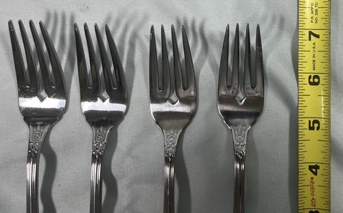 Oneida St. Ives Oneidaware Posate Inox - Forchetta per Insalata - 7" - Set di 4 - Foto 7 di 13