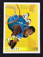 1995-96 TOPPS ALONZO MOURNING CHARLOTTE HORNETS #30