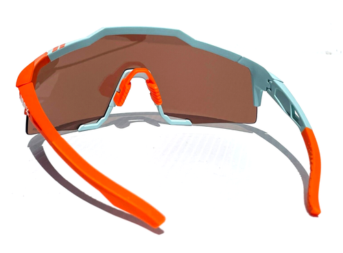 NEW 100% Percent SPEEDCRAFT Soft Tact Two Tone HiPER Silver Sunglass 60007-00016 - Picture 11 of 20