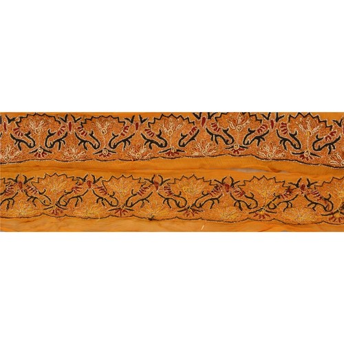 Sanskriti Vintage Saree Border Antique Beaded Christmas Decor 1 Yd Trim Lace - 第 5/8 張圖片