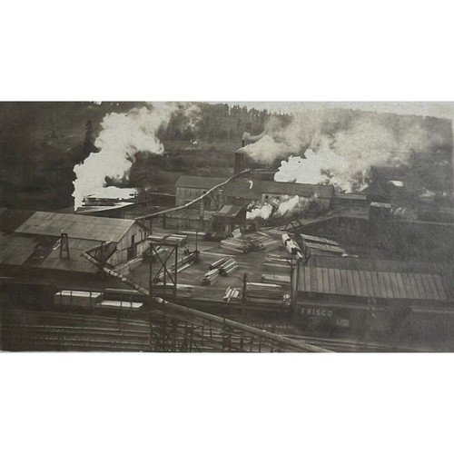 Early 1900s RPPC REAL PHOTO Postcard - Occupational Lumber Mill Factory - Picture 1 of 3