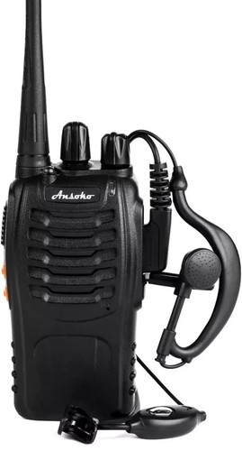 2 pack set ANSOKO PORTABLE TWO-WAY RADIO VHF/UHF FM TRANSCEIVER CTCSS/DCS. #Z375 - Zdjęcie 4 z 6