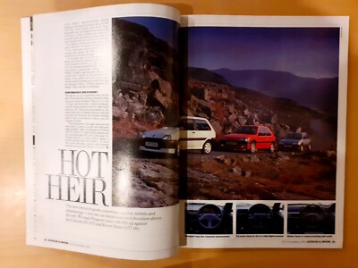 Hot Hatchbacks 1991 Road Test - Featured in Autocar magazine 