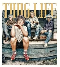 Golden Girls inspired "Thug Life"  Iron On Decal-8inx7in- Funny