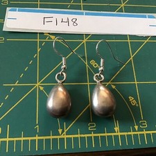 Elegant  Pretty Ball Drop Dangle Earrings  925 Sterling Silver