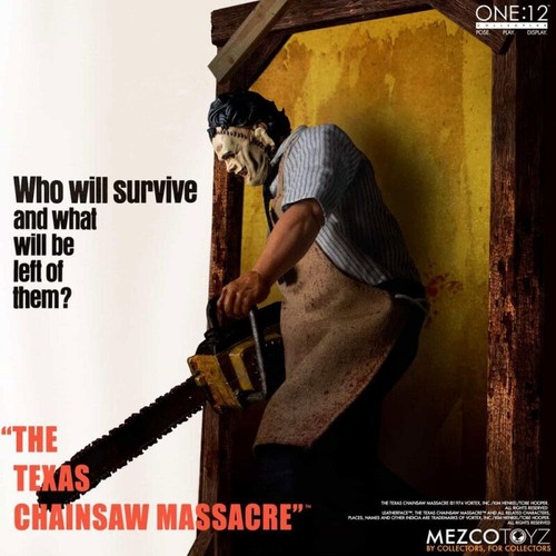 Massacre à la tronçonneuse figurine 1/12 Leatherface Deluxe Edition MEZCO - Imagen 9 de 9
