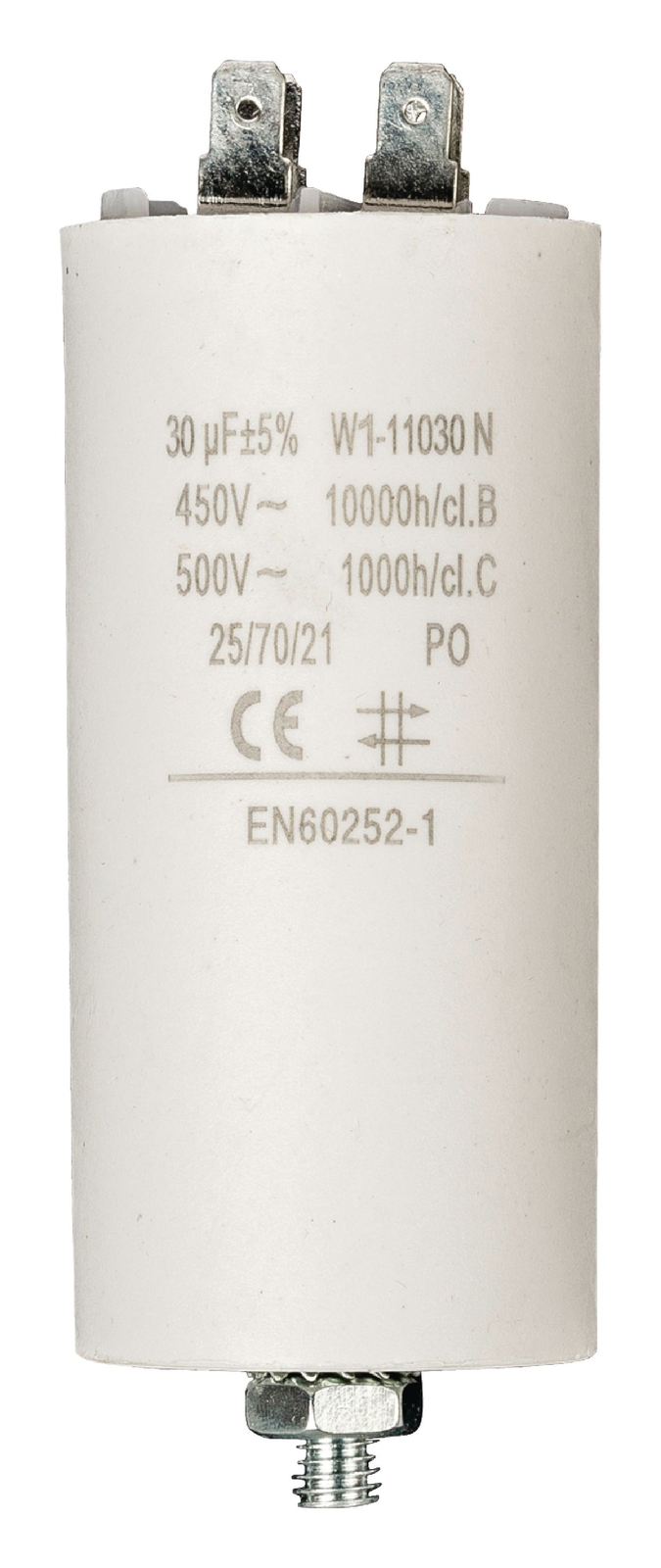 Condensatore 30 microfarad motore elettrico elettropompa capacitor 450V nedis