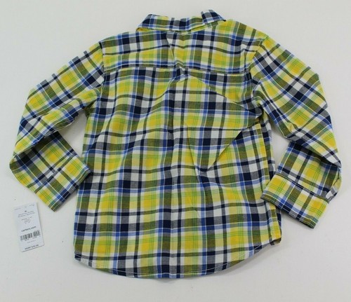 Camisa con botones amarilla Carter's para niños talla 4T nueva con etiquetas - Imagen 2 de 6