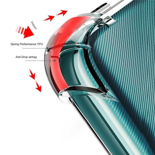 Cover CUSTODIA ANGOLI ANTI-SHOCK BORDI RINFORZATI per Huawei Mate 20 Lite - Foto 6 di 7