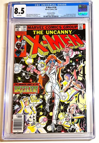 X-MEN #130 ~ 1st appearance DAZZLER 1980 Marvel ~ CGC 8.5 white pages NEWSSTAND!