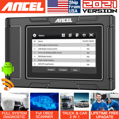 #ad #ad Heavy Duty Truck Scanner HD Diesel Full System Diagnostic Tool Fit For Kenworth $349.59