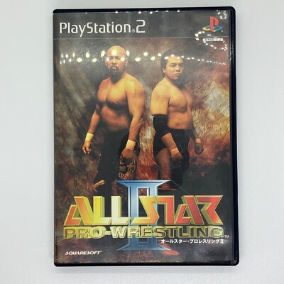 All Star Pro Wrestling II 2001 Sony PlayStation PS2 Square Soft Japanische Ve...