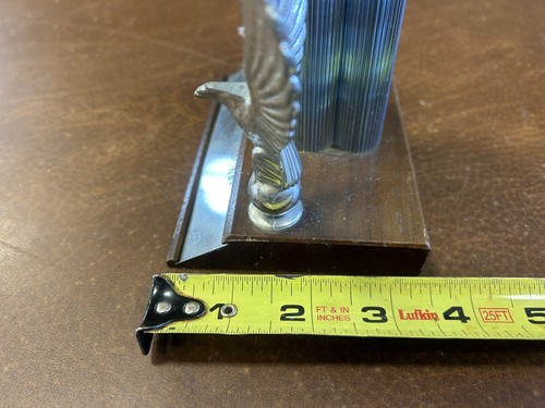 Cool Vintage 1960s EDDYVILLE DRAGWAY 1/8 Mile OKALOOSA IA Blank Badge - Picture 9 of 12