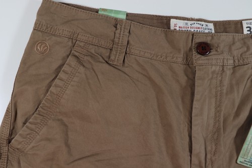 FAT FACE BUDE LIGHTWEIGHT COTTON CARGO SHORTS - NATURAL SANDSTONE 951153 MEN W30 - Picture 4 of 22