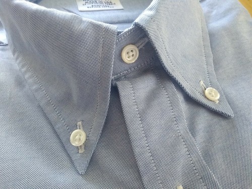 NWOT Brooks Brothers Blue Oxford Button Down Regent Fit With Pocket MSRP $140 - Bild 2 von 6