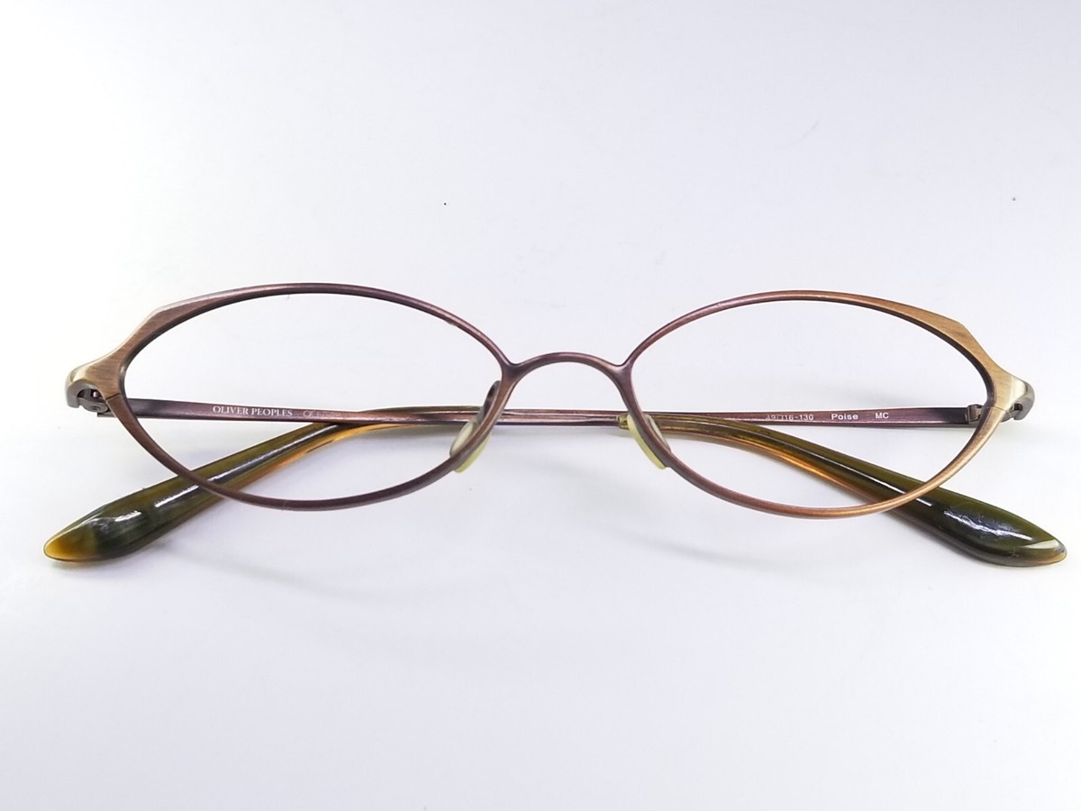 Oliver Peoples Japan Poise Copper Eyeglass Frame 49 16 130 Oliver Peoples Japan Poise Copper Eyeglass Frame 49 16 130