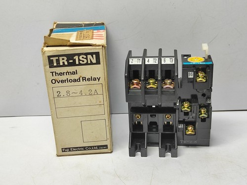 Fuji TR-1SN Thermal Overload Relay 2.8-4.2A TR-2.8 - Picture 2 of 6
