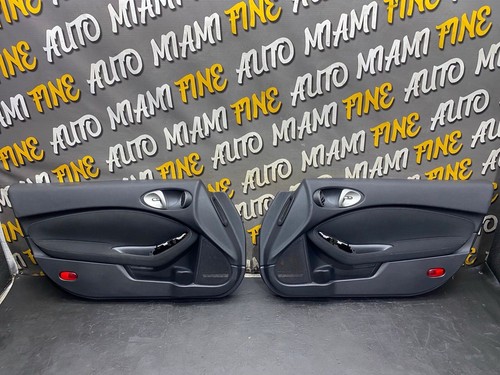 09-20 Nissan 370Z Left LH & Right RH Side Door Panel Cloth Arm Insert OEM - Picture 1 of 11