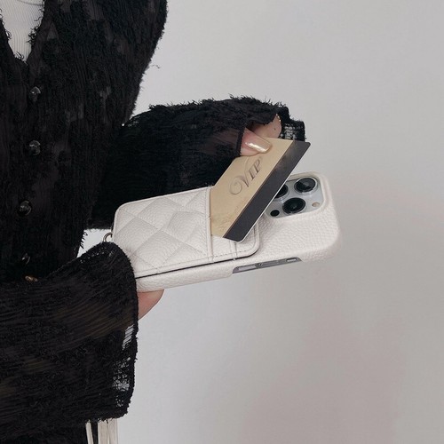 Custodia per iPhone 16 15 Pro Max 14 13 12 pelle slot scheda tracolla cordino cover - Foto 4 di 20