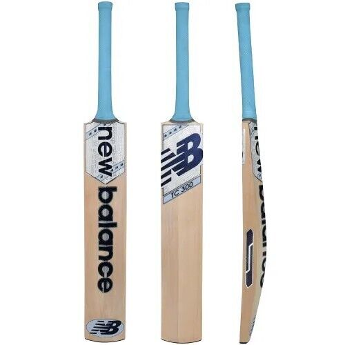 2025 New Balance TC 300 Junior weiß blau Cricketschläger - kostenloser Versand - Bild 1 von 5