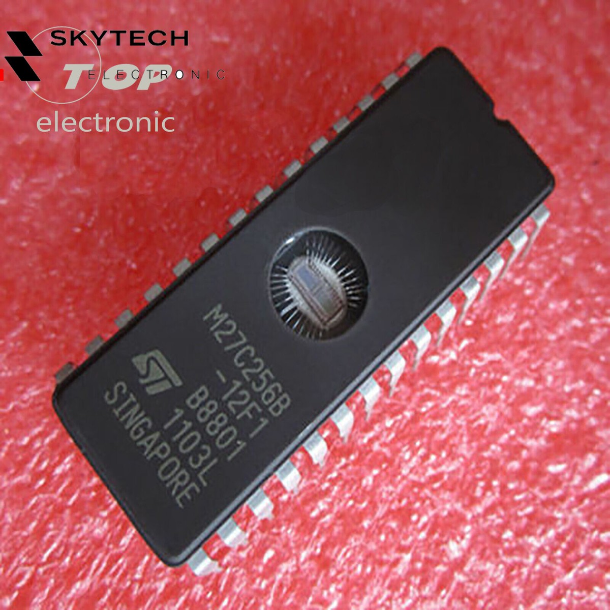 Il Trasporto Libero 10 Pz Nuovo ST M27C512-12F1 M27C512-10F1 M27C512 27C512 DIP-28 EPROM IC CHIPS Drive IC - Foto 4