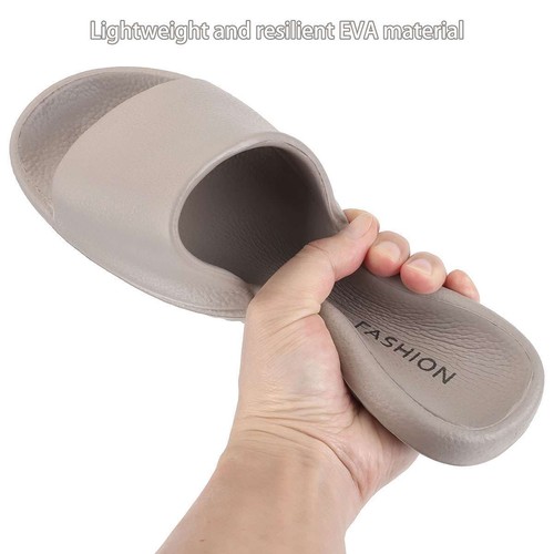 Womens Men Non-Slip Slides Shower Slippers House Sandals Bathroom Shoes Durable - Picture 5 of 14