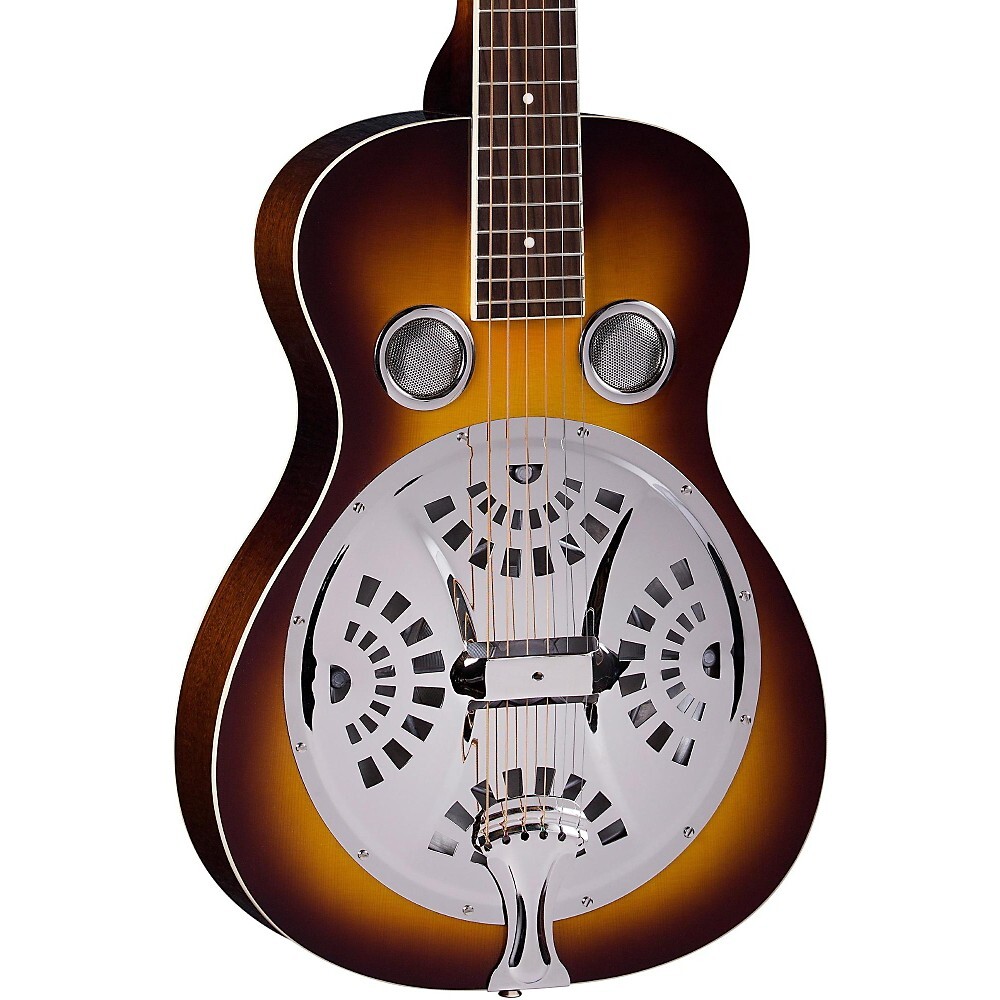 Резонатор Regal RD-40 с квадратным горлышком из натурального красного дерева