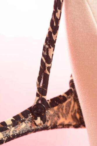 60s Leopard Cole Of California Scandal Bikini Mesh - Picture 9 of 10