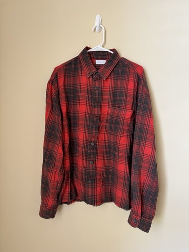 John Elliott Paloma Hemi kariertes Oversize Hemd mit Knopfleiste 3 Large