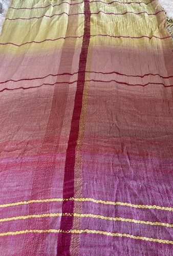 Anthropologie Fringed XL Scarf Wrap or Throw Blanket Animal Print 50” x 60” - Picture 4 of 7