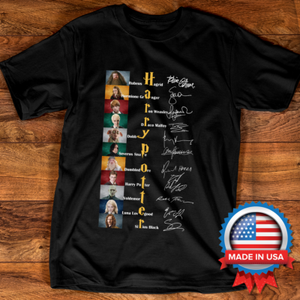 Gildan-Harry-Potter-Puzzle-Characters-Name-Actors-Signature-Black-T-Shirt-S-5XL
