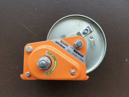 Eduard Anhänger Seilwinde Handseilwinde Winde 12m Seil Ø6mm Kurbel 2500lb/1135kg - Bild 5 von 12