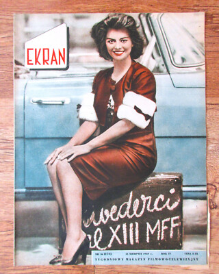 Ekran - Rok 1960 -Giovanna Ralli, Audrey Hepburn, Nicole Maurey, polish magazine