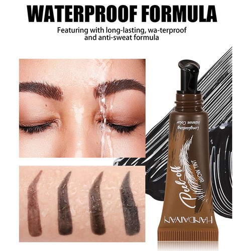 Tinte en gel para cejas impermeable para cejas Cara Peel-off tatuaje tinte semipermanente - Imagen 6 de 19