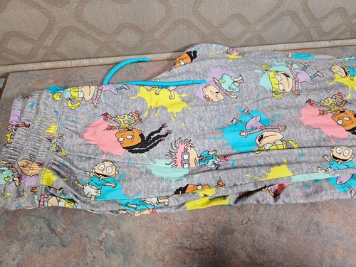 Colorful and Cozy Rugrats All Over Joggers Sleep Pants for Women - Size Small - Picture 2 of 7