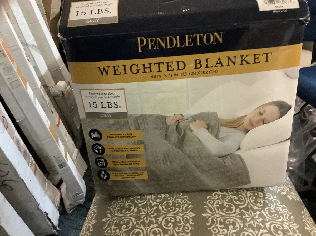 NEW Pendleton Weighted Blanket 48*72 Therapeutic 400 Cotton