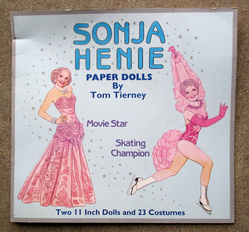 Vtg 1997 SONJA HENIE PAPER DOLL BOOK ~ Movie Star & Skating Champion