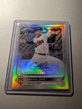 2022 Topps Chrome Griffin Jax RC Auto #AC-GJ Twins Rays