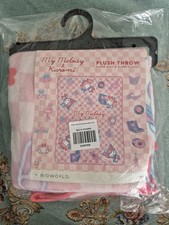 Sanrio My Melody and Kuromi Diner Icons Allover Print Fleece Throw 45" W x 60" H