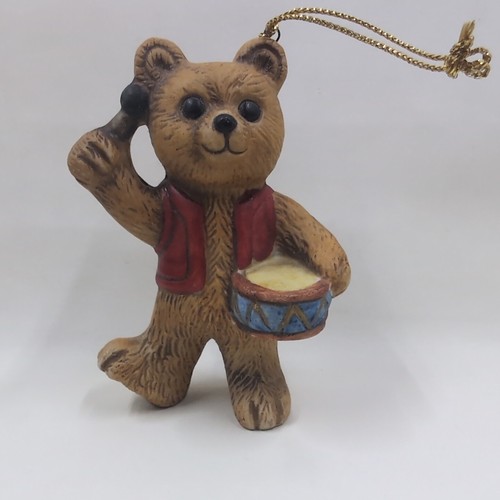 Vintage Holiday Teddybären Porzellan Nebel Konvolut Weihnachtsdeko 80er Jahre - Bild 13 von 22