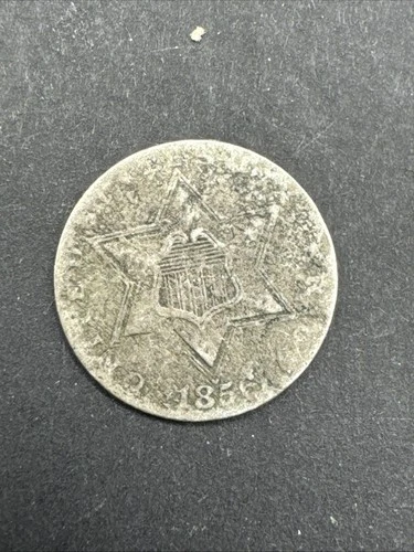1856-P Three Cent Silver — photo from the most recent tracked eBay sale