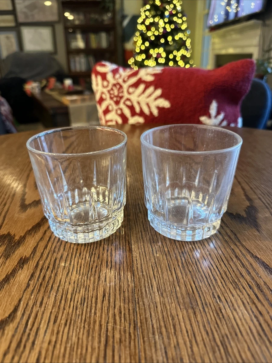 Lot De 4 Verres à Whisky Arcoroc France - Modèle Artic - Vintage 1950 - État Neuf