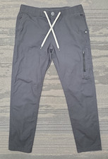 Vuori Ripstop Pants Womens Medium Charcoal Gray Duraterra Drawstring Outdoor