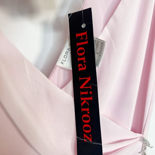 Flora Nikrooz Pink w/ Bead Detail Maxi Slip Dress NWT - Picture 16 of 17