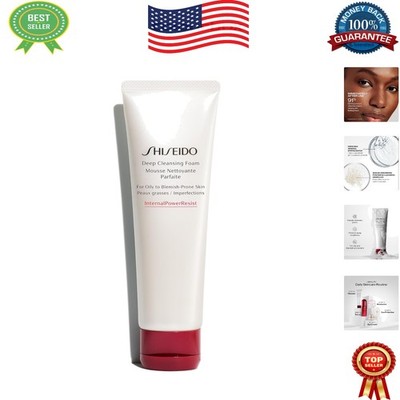 Peony-Infused Deep Cleansing Foam - 125 mL for Oily, Blemish-Prone Skin