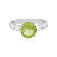 Cavill Ring Sterlingsilber Peridot 1,63Ct GrüN Platiniert Echtschmuck