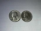 New ListingTwo 1964D Washington Silver Quarters